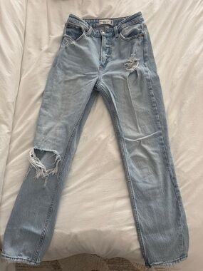 Abercrombie & Fitch Light Blue Straight Leg Jeans